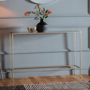 custer-clear-glass-console-table-silver-metal-frame