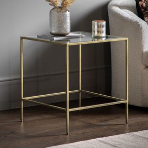 custer-clear-glass-side-table-champagne-metal-frame