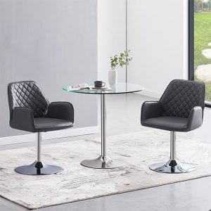 dante-clear-glass-dining-table-2-bucketeer-grey-chairs