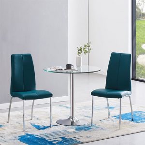 dante-clear-glass-dining-table-2-opal-teal-chairs