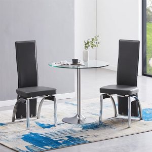 dante-clear-glass-dining-table-2-romeo-grey-chairs