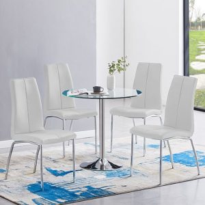 dante-clear-glass-dining-table-4-opal-white-chairs