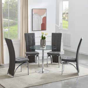 dante-round-glass-dining-table-4-ravenna-grey-chairs