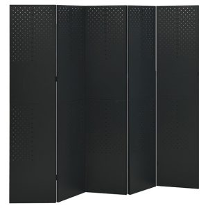 deliz-steel-5-panels-200cmx180cm-room-divider-black