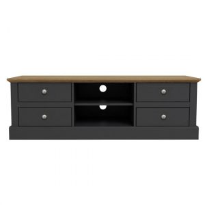 devon-wooden-tv-stand-charcoal-4-drawers-shelf