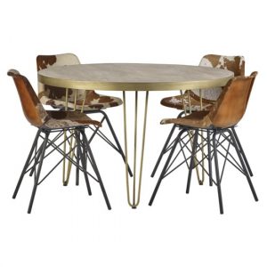 dhort-round-dining-table-natural-4-cowhide-catila-chairs
