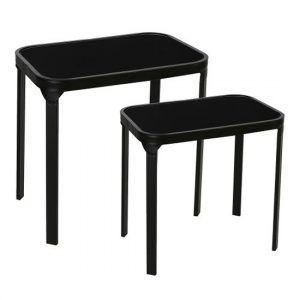 elegance-black-glass-top-set-of-2-side-tables-metal-frame