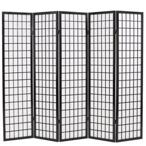 elif-folding-5-panels-200cmx170cm-room-divider-black