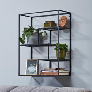 elwoka-metal-wall-shelf-4-mesh-shelves-black