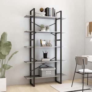 emlen-100cm-wooden-5-tier-bookcase-concrete-effect