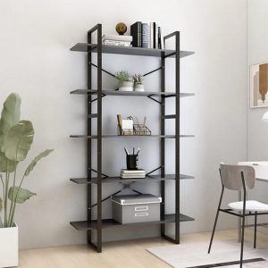 emlen-100cm-wooden-5-tier-bookcase-grey
