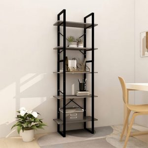 emlen-60cm-solid-pinewood-5-tier-bookcase-grey