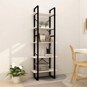 emlen-60cm-solid-pinewood-5-tier-bookcase-white