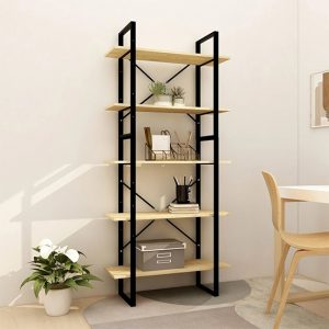 emlen-80cm-solid-pinewood-5-tier-bookcase-natural
