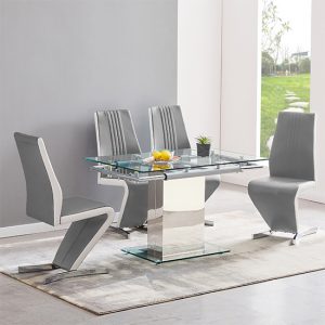 enke-extending-clear-glass-dining-table-4-gia-grey-chairs