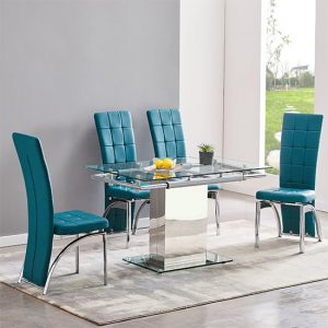 enke-extending-glass-dining-table-4-ravenna-teal-chairs