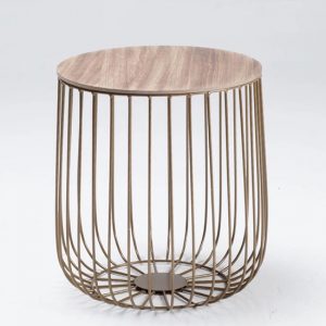 enzo-small-gold-frame-cage-table-oak-finish-top
