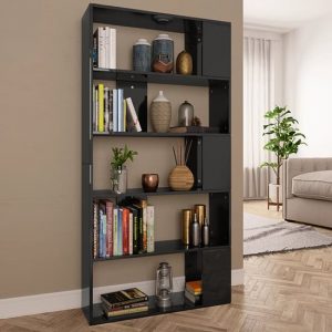errigal-high-gloss-bookcase-room-divider-black