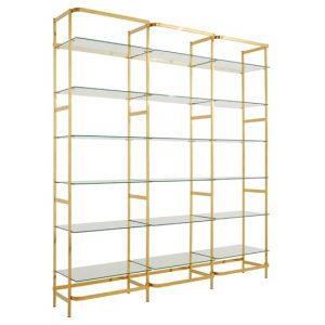 fafnir-clear-glass-6-shelves-bookshelf-gold-frame
