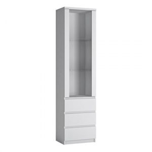 fank-1-door-3-drawer-glazed-display-cabinet-alpine-white