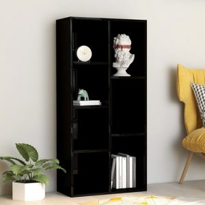 feivel-high-gloss-bookcase-7-shelves-black