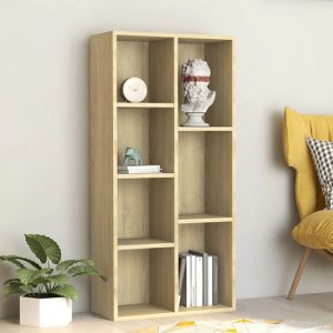 feivel-wooden-bookcase-7-shelves-sonoma-oak
