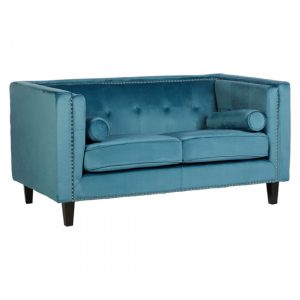 felisen-upholstered-velvet-2-seater-sofa-blue