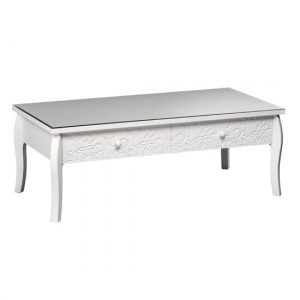 flair-glass-top-coffee-table-2-drawers-white
