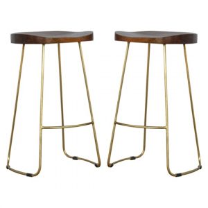 frankston-chestnut-wooden-bar-stools-gold-metal-legs-pair