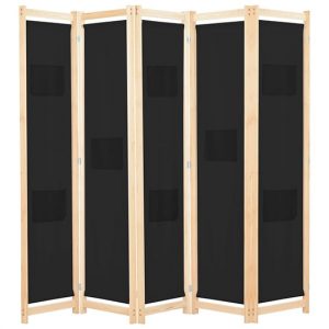 gavyn-fabric-5-panels-200cmx170cm-room-divider-black