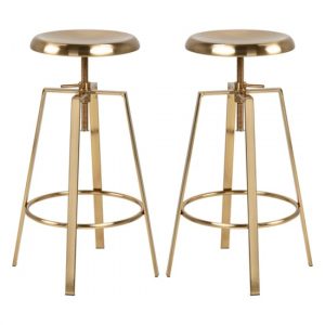goliad-round-brass-metal-bar-stools-pair
