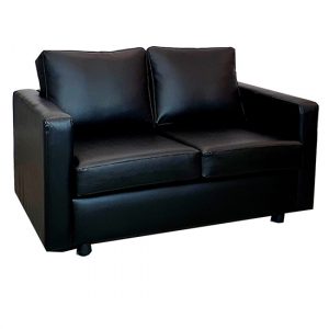 groton-plain-back-faux-leather-2-seater-sofa-black