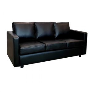 groton-plain-back-faux-leather-3-seater-sofa-black