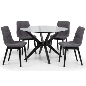 halver-round-glass-dining-table-4-grey-chairs