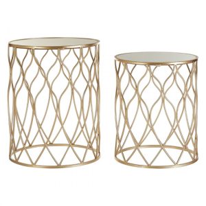 hannah-glass-set-of-2-side-tables-curved-champagne-frame