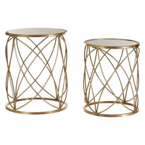 hannah-glass-set-of-2-side-tables-sparkle-champagne-frame
