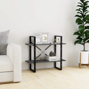 hanny-pine-wood-2-tier-bookshelf-grey