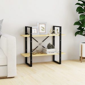 hanny-pine-wood-2-tier-bookshelf-white
