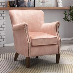 harlow-velvet-upholstered-vintage-armchair-coral