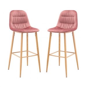 harper-pink-finish-bar-stool-pair