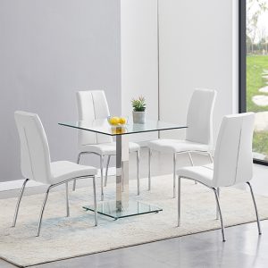 hartley-clear-dining-table-4-opal-white-chairs