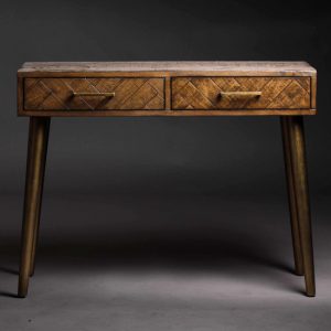 haxo-wooden-console-table-brown-gold-2-drawers