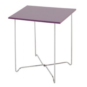 hedal-square-gloss-side-table-blackberry-chrome-base