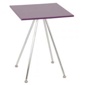hedal-square-gloss-side-table-blackberry-chrome-legs