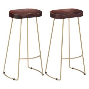 henley-78cm-walnut-wooden-bar-stools-brass-legs-a-pair