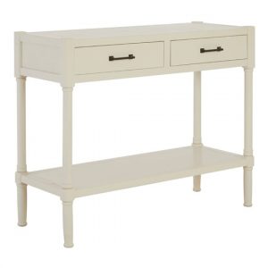 heritox-wooden-2-drawers-console-table-vintage-grey