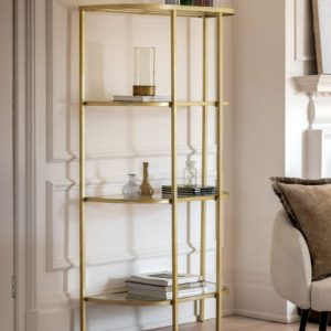 hobson-clear-glass-shelving-unit-champagne-frame