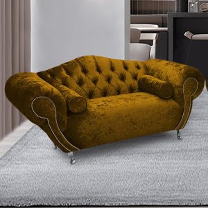 huron-malta-plush-velour-fabric-2-seater-sofa-gold