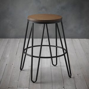 ikon-black-metal-hairpin-leg-bar-stool-wooden-seat-1