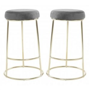 intercrus-grey-velvet-bar-stools-metal-frame-a-pair